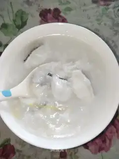 Silver cod congee