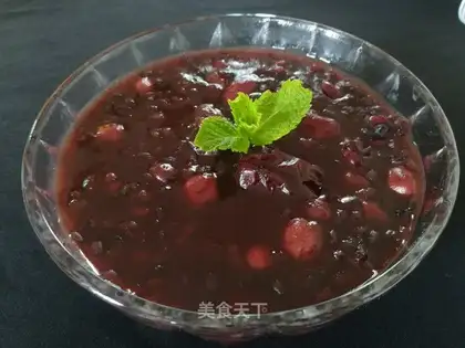 Black rice dates for porridge
