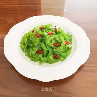 A cold, bitter melon