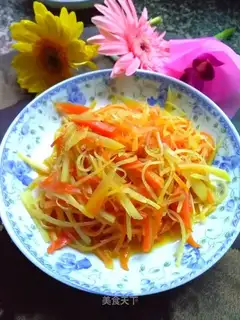 Fried carrot potatoes