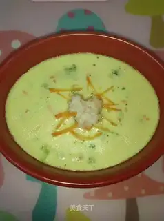 Vegetable shrimp steamed eggs