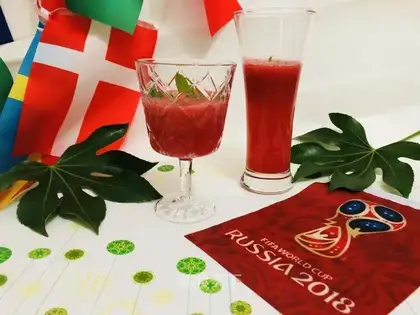 Ice melon juice