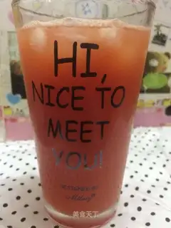 Orange watermelon juice