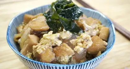 Chicken algae rice