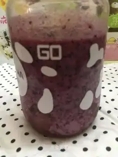 Blueberry milkshake