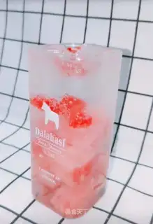 Cold watermelon saliva