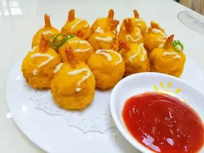 Pixie-tail shrimp ball