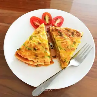 Pumpkin egg pancakes
