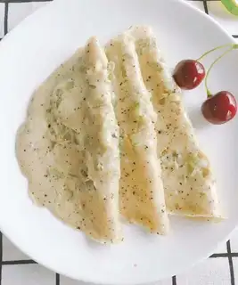 Smelt shrimp omelet
