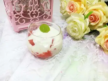 Watermelon yogurt