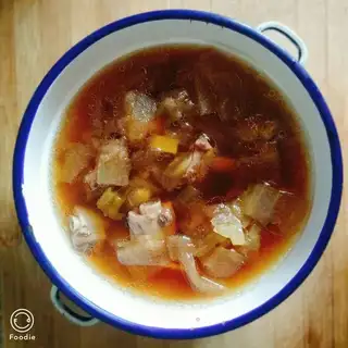 Pork bouquet soup
