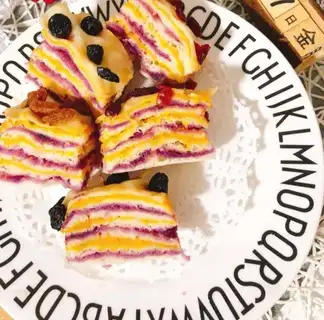 Milk rainbow cake