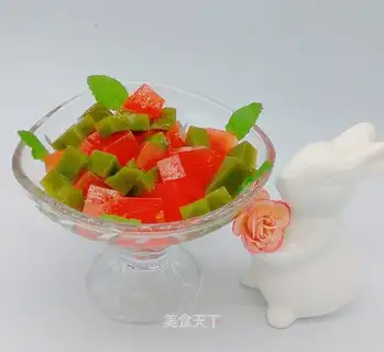 Green tea watermelon freezer