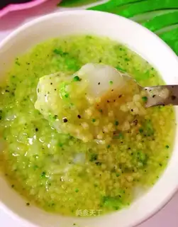 Blue cod porridge