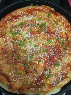 Spicy sauce pancakes