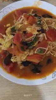 Tomato fried golden mushrooms