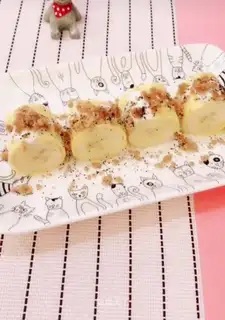 Banana omelet