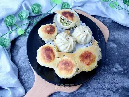 Meat-cracker bun