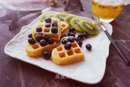 Banana waffles