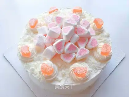You know, a childhood marshmallow cream cake