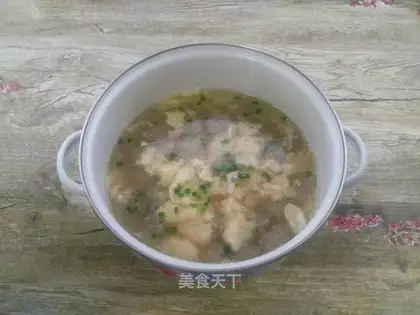 Eggball soup