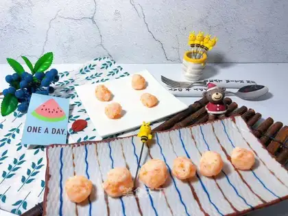 Cheese shrimp balls