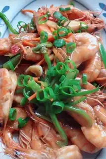 Shrimp onions