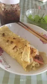 Eggcake breakfast