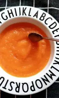 Milky pumpkin mud