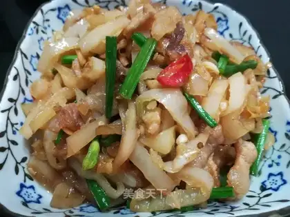 White pepper fried meat