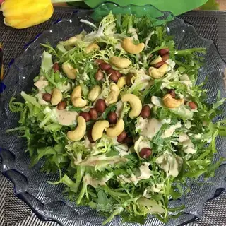 Nuts and salad