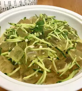 The cucumber with the cucumber