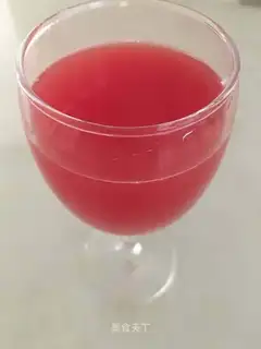 Homemade watermelon juice