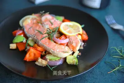 Packed with salmon