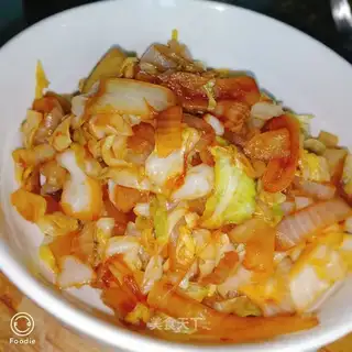 Onions and cabbage