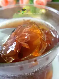Pu 'er tea jelly