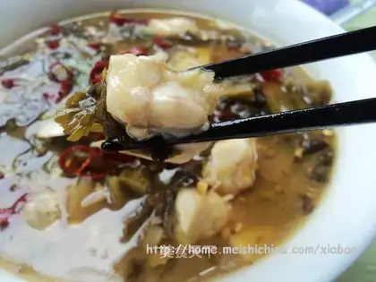 fish with Chinese sauerkraut