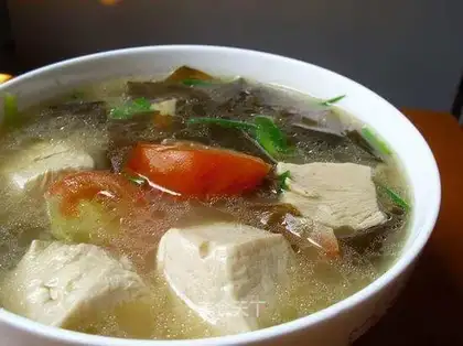 Seaweed jelly tofu