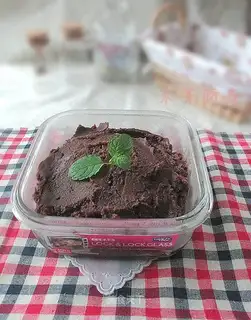 Homemade red bean paste
