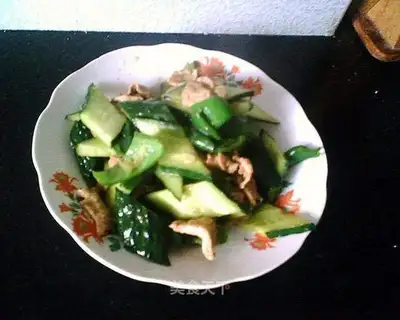 stir-fried melon slices