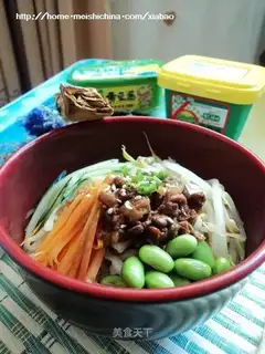 Green bean noodle with soy sauce