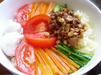 Love noodles with bean paste