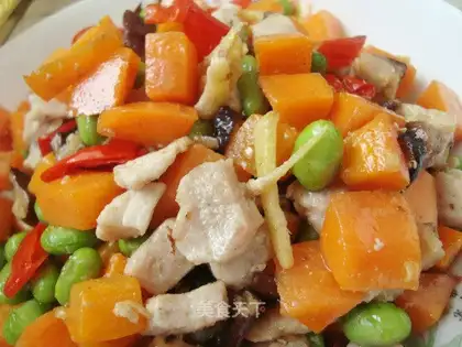 assorted diced pork