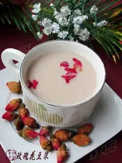 Rose soybean milk