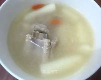 Yam pork ribs soup