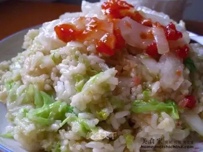 Cabbage fried rice