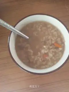 Red bean rice congee
