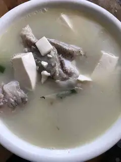 Fish tofu soup