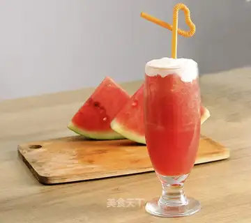 Cheese watermelon juice