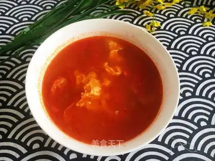 Tomato egg soup